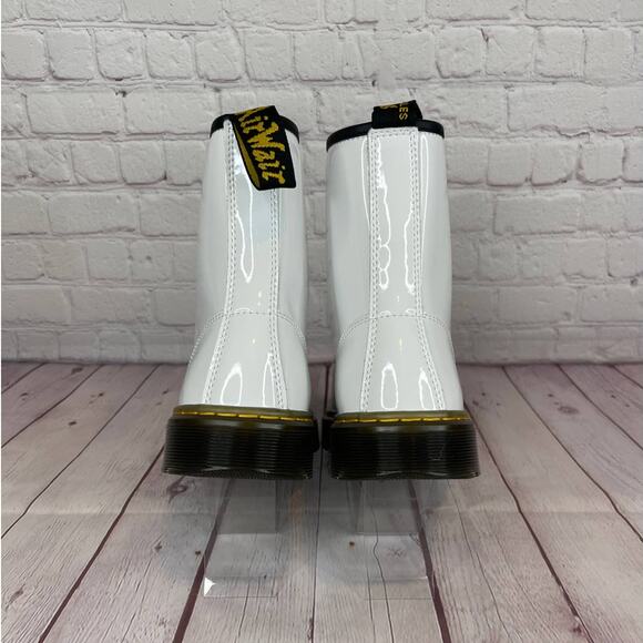 Dr. Martens 1460 Zavala Patent Leather Combat Boots Mens Size 8/Women’s Size 9 - Picture 8 of 10